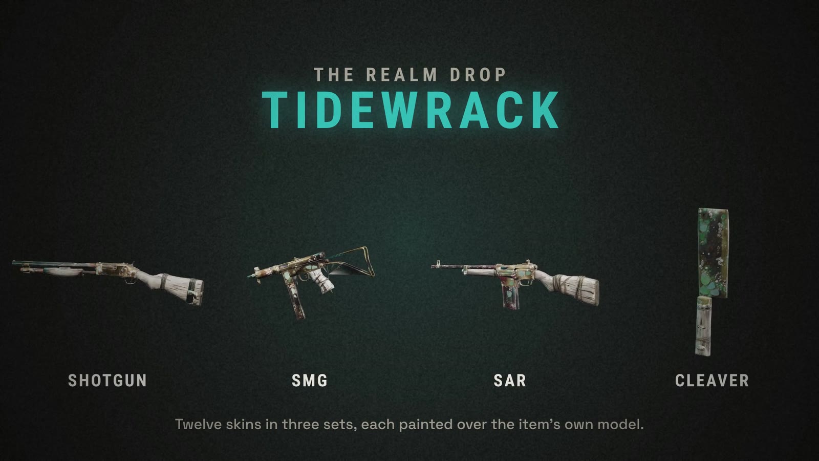 Tidewrack: Shotgun, SMG, SAR and Cleaver